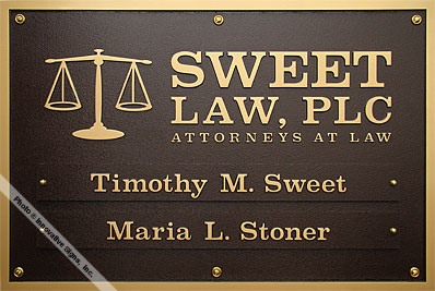 Sweet_Plaque_DuraBronze&trade;_Attorney_Sign