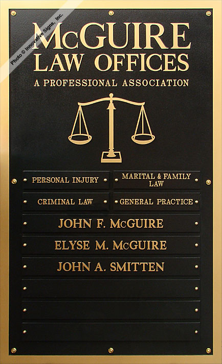 McGuire_Plaque_DuraBronze&trade;_Lawyer_Sign