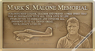 Malone_Plaque_Engraved_Bronze_Memorial_Plaque